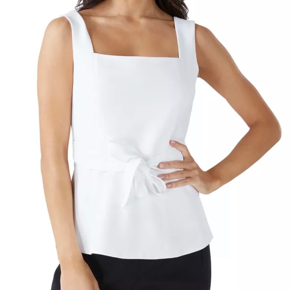 NEW!!!! with Tag BCBGMAXAZRIA top white ...super elegant! - Picture 2 of 6